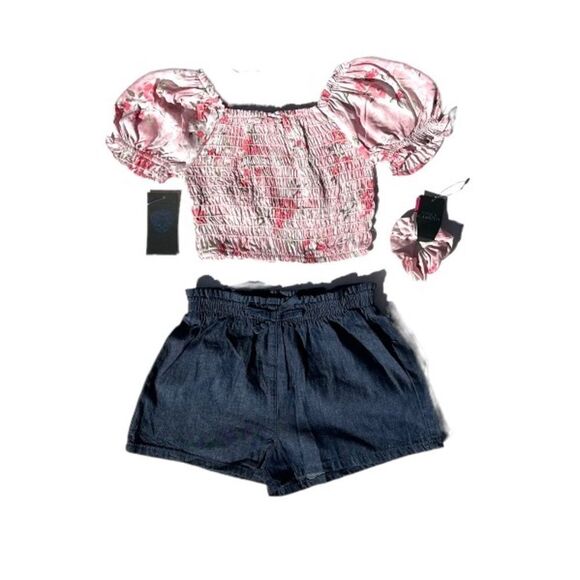 Vince Camuto Little Girls 2-Piece Shorts & Top Set 4 New NWT - Picture 2 of 8